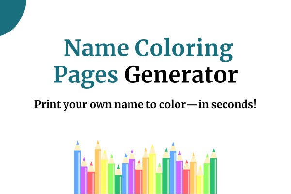 Name Coloring Pages Generator thumbnail