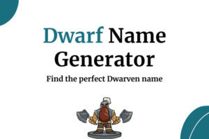 The Official Dwarf Name Generator: Best Dwarf Names Now 🧙🏼