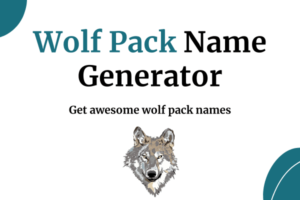 The Official Wolf Pack Name Generator: Get Name Now 🐺