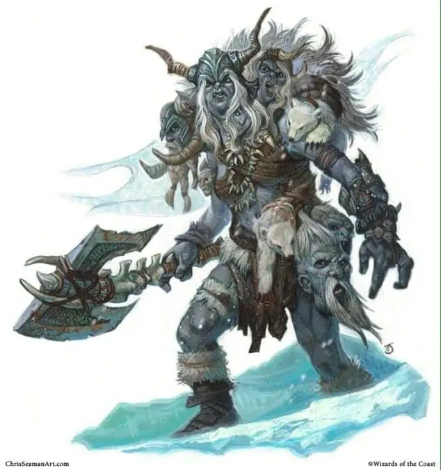 frost giant picture with an axe