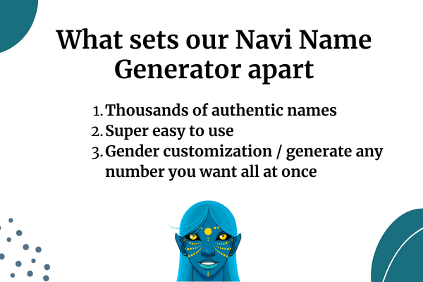 what sets our navi name generator apart from the others online to get navi names