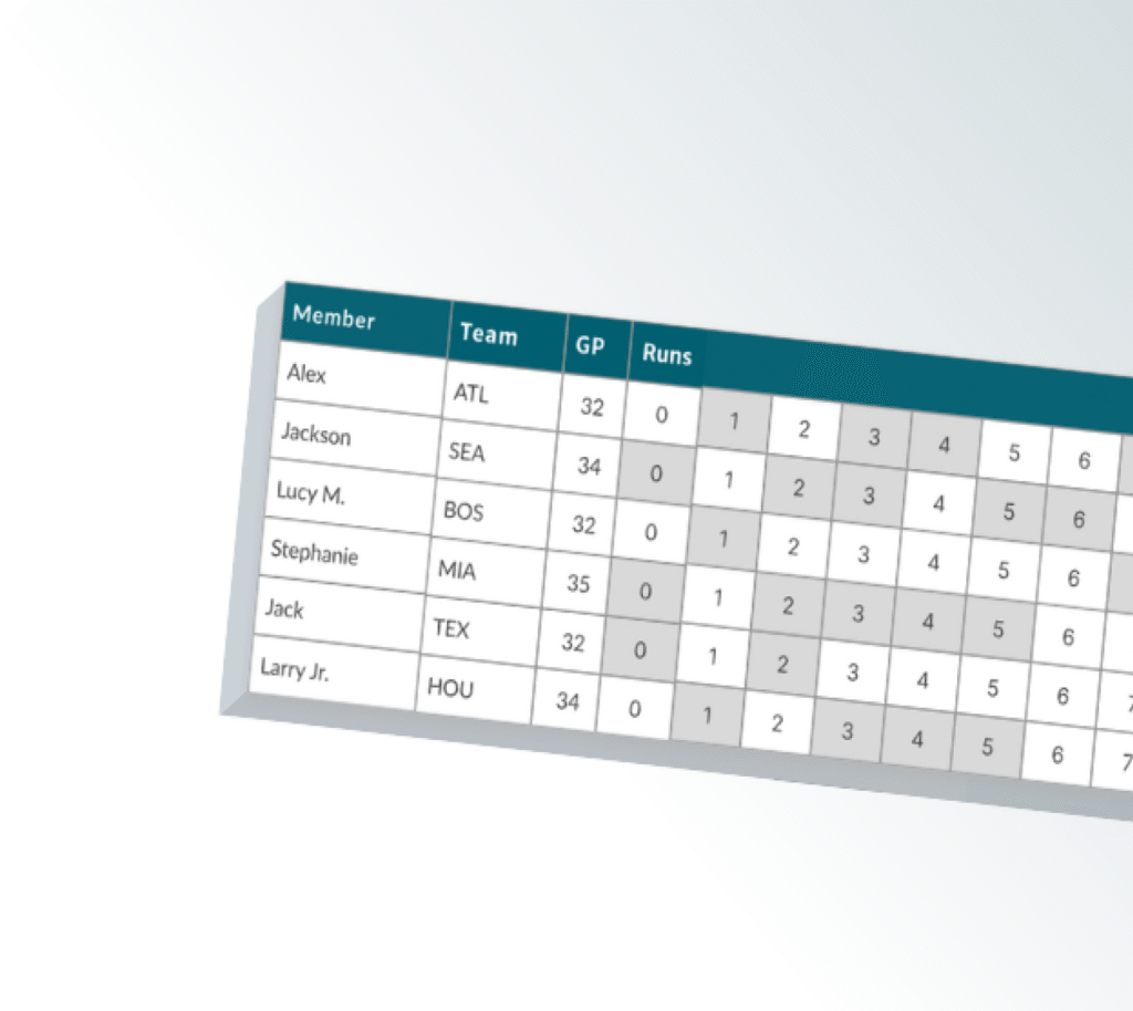 13 run pool software image